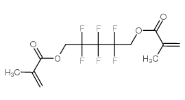 2,2,3,3,4,4-六氟-1,5-二甲基丙烯酸戊酯结构式