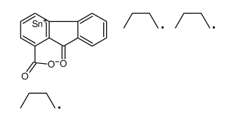 tributylstannyl 9-oxofluorene-1-carboxylate结构式