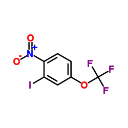 2-Iodo-1-nitro-4-(trifluoromethoxy)benzene Structure