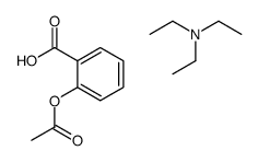 2-acetyloxybenzoic acid,N,N-diethylethanamine Structure