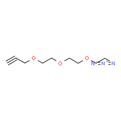 Propargyl-PEG3-azide Structure