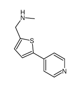 N-methyl-1-(5-pyridin-4-ylthiophen-2-yl)methanamine Structure
