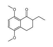 2-ethyl-5,8-dimethoxy-3,4-dihydro-2H-naphthalen-1-one Structure