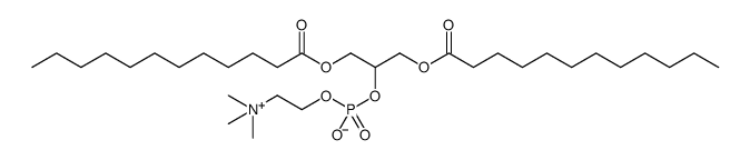 3,5,8-Trioxa-4-phosphaeicosan-1-aminium, 4-hydroxy-N,N,N-trimethyl-9-oxo-6-[[(1-oxododecyl)oxy]methyl]-, inner salt, 4-oxide Structure