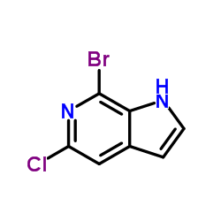 7-Bromo-5-chloro-1H-pyrrolo[2,3-c]pyridine Structure