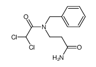 N-benzyl-N-dichloroacetyl-β-alanine amide Structure