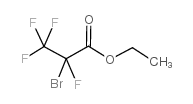Ethyl 2-bromo-2,3,3,3-tetrafluoropropionate Structure
