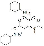 N-acetyl-L-aspartic acid, cyclohexylamine salt Structure