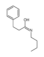 N-butyl-3-phenylpropanamide结构式