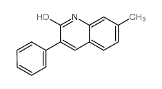7-甲基-3-苯基-2-喹啉醇结构式