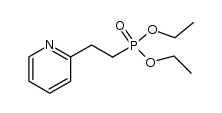 diethyl 2-(pyridin-2-yl)ethyl-phosphonate Structure