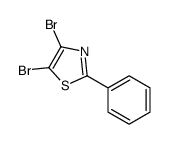 4,5-dibromo-2-phenyl-1,3-thiazole结构式