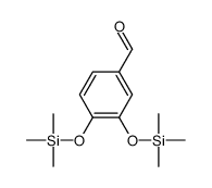 3,4-bis(trimethylsilyloxy)benzaldehyde Structure