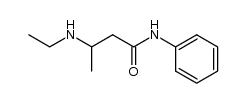 3-ethylamino-butyric acid anilide Structure