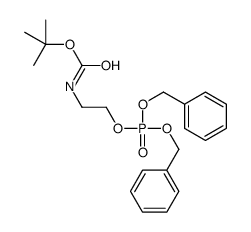 Boc-ethanolamine Dibenzylphosphate Structure