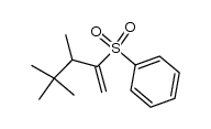 2-phenylsulfonyl-3,4,4-trimethyl-1-pentene结构式