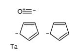 Tantalum, carbonyl bis(eta5-cyclopentadienyl) hydride结构式