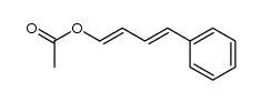 (1E,3E)-4-phenylbuta-1,3-dien-1-yl acetate结构式