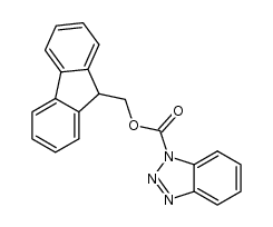 N-Fmoc-1H-benzotriazole结构式