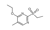 2-ethanesulfonyl-4-ethoxy-5-methyl-pyrimidine结构式