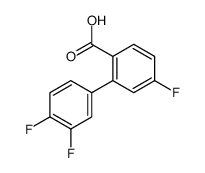 2-(3,4-difluorophenyl)-4-fluorobenzoic acid Structure