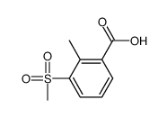 2-甲基-3-(甲基磺酰基)苯甲酸结构式