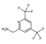 [4,6-bis(trifluoromethyl)pyridin-2-yl]methanamine Structure