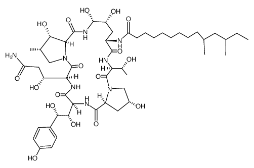 pneumocandin A0 Structure