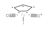 二羰基环戊二烯基碘铁(II)结构式