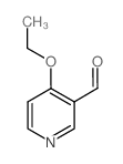 4-乙氧基-3-吡啶甲醛结构式