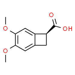 (S)-3,4-二甲氧基双环[4.2.0]辛-1,3,5-三烯-7-羧酸结构式