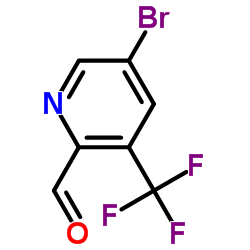 5-溴-3-三氟甲基吡啶-2-醛结构式
