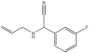 Allylamino-(3-fluoro-phenyl)-acetonitrile Structure