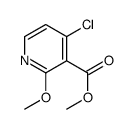 4-氯-2-甲氧基吡啶-3-羧酸甲酯结构式