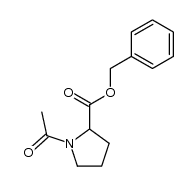 N-acetyl-L-proline benzyl ester Structure