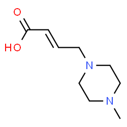 (E)-4-(4-甲基哌嗪-1-基)2-丁烯酸结构式