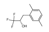 (S)-3-(2,5-Dimethyl-phenyl)-1,1,1-trifluoro-propan-2-ol结构式