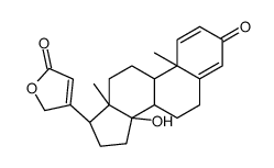 3-[(10R,13R,14S)-14-hydroxy-10,13-dimethyl-3-oxo-7,8,9,11,12,15,16,17-octahydro-6H-cyclopenta[a]phenanthren-17-yl]-2H-furan-5-one Structure
