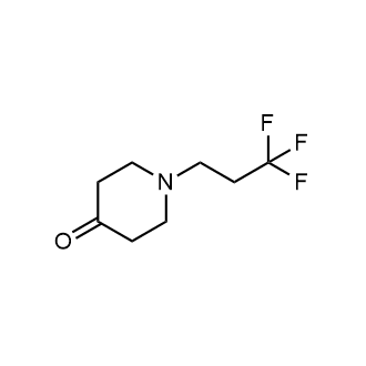 1-(3,3,3-三氟丙基)哌啶-4-酮结构式