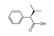 (R)-3-甲基-2-苯基丁酸结构式