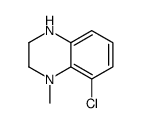 5-chloro-4-methyl-2,3-dihydro-1H-quinoxaline结构式