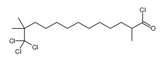 13,13,13-trichloro-2,12,12-trimethyltridecanoyl chloride Structure