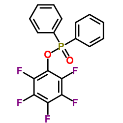 Pentafluorophenyl diphenylphosphinate Structure