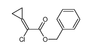 benzyl 2-chloro-2-cyclopropylideneacetate Structure