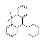 9-cyclohexyl-10,10-dimethyl-9H-anthracene结构式