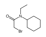2-bromo-N-cyclohexyl-N-ethylacetamide Structure