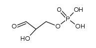 glyceraldehyde 3-phosphate structure