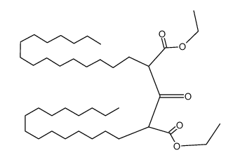 2,4-dihexadecyl-3-oxo-pentanedioic acid diethyl ester Structure