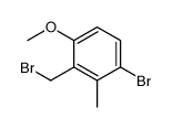 1-bromo-3-(bromomethyl)-4-methoxy-2-methylbenzene Structure