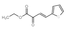 (E)-ETHYL 2-OXO-4-(THIOPHEN-2-YL)BUT-3-ENOATE Structure
